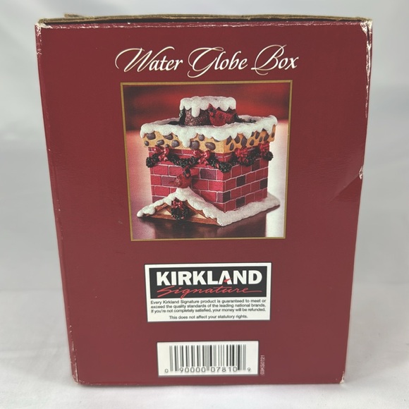 Vintage Kirkland Christmas Water Globe Box - Santa Clause - Picture 7 of 8